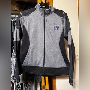 Women's Gray and Black Ski Jacket